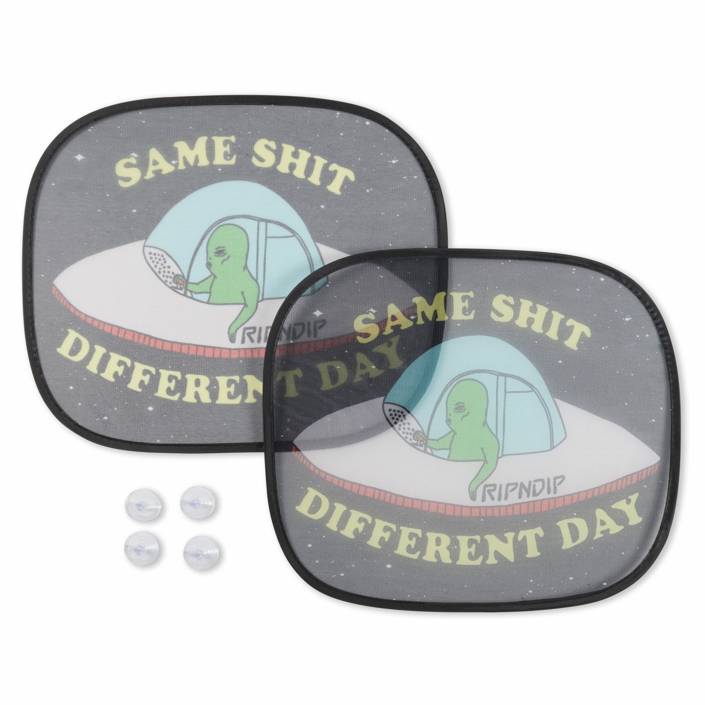 Same Shit Different Day Window Shade (Black) - Ripndip
