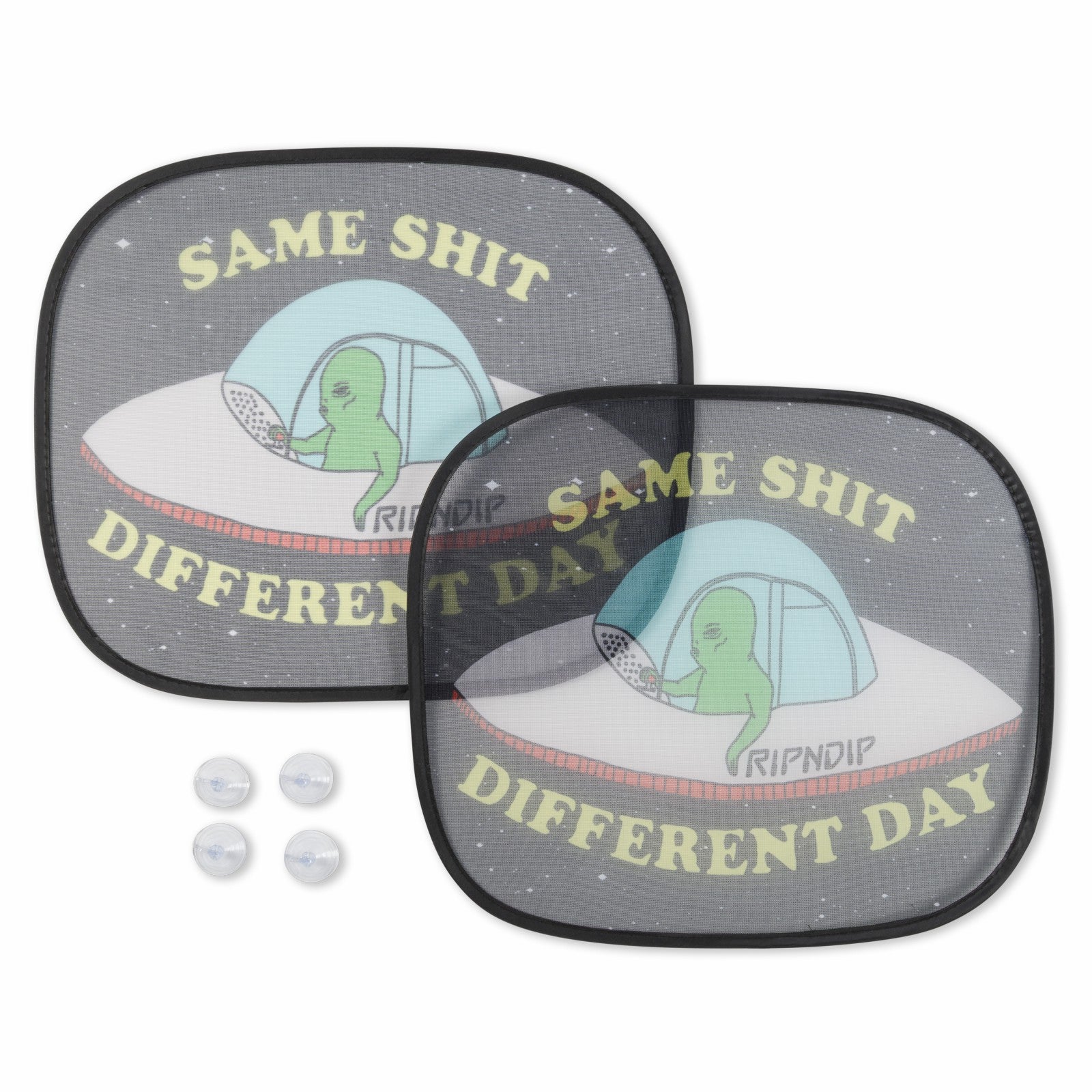 Same Shit Different Day Window Shade (Black) - Ripndip