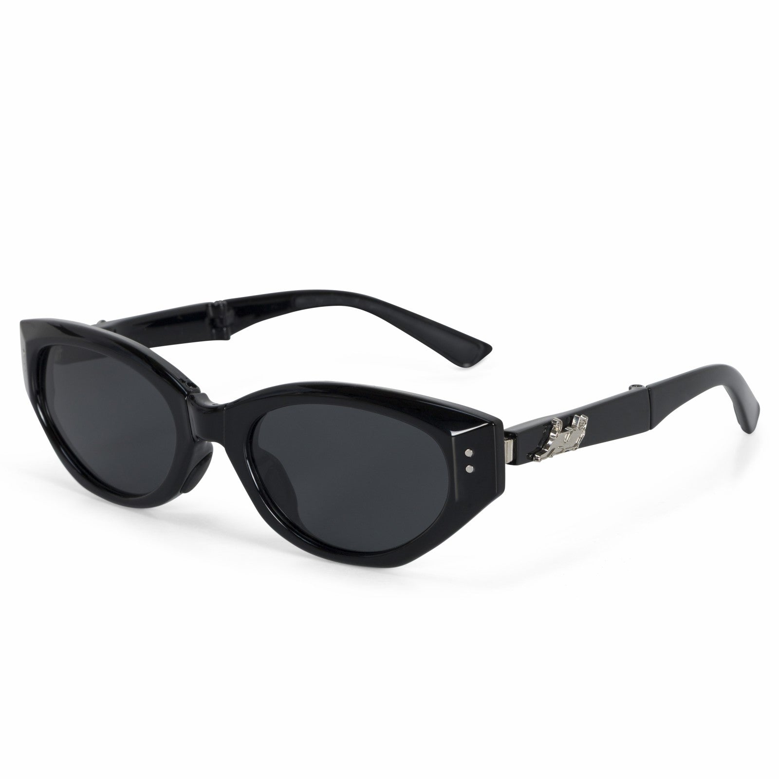 Castanza Folding Sunglasses (Black) - Ripndip
