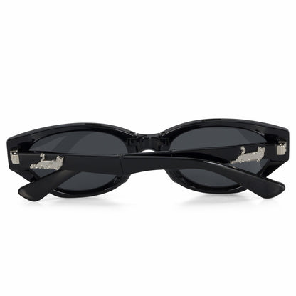 Castanza Folding Sunglasses (Black) - Ripndip