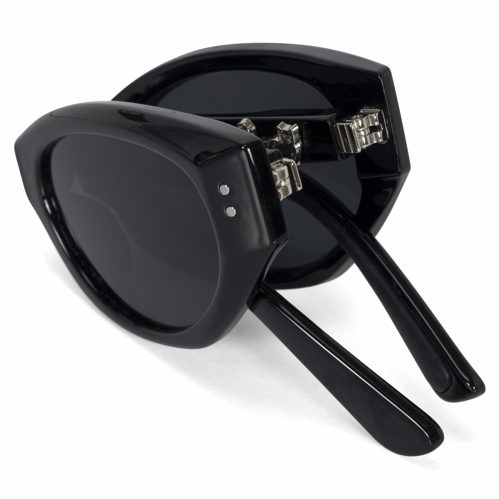 Castanza Folding Sunglasses (Black) - Ripndip