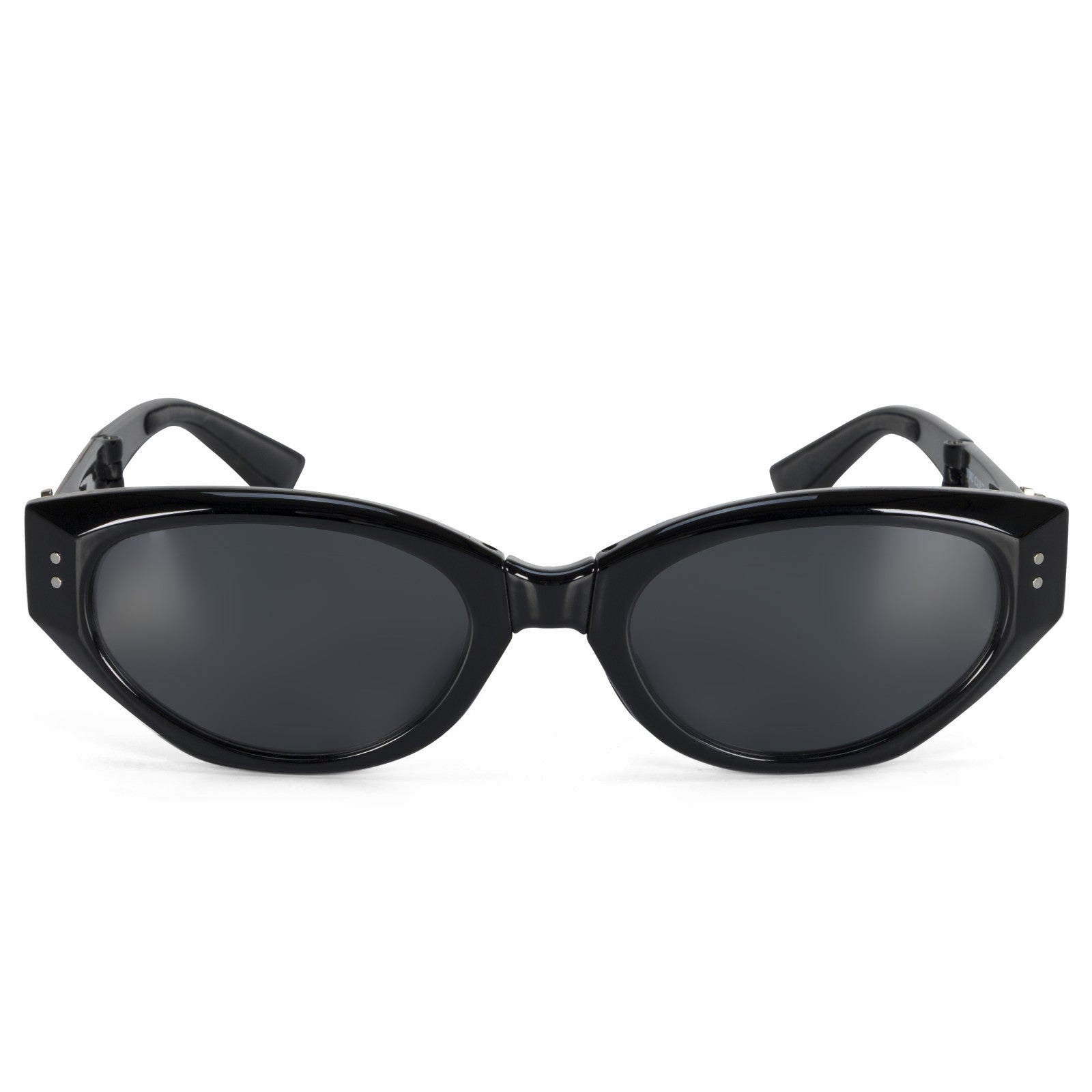 Castanza Folding Sunglasses (Black) - Ripndip