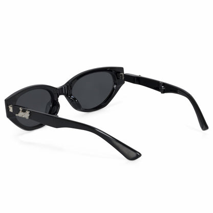 Castanza Folding Sunglasses (Black) - Ripndip