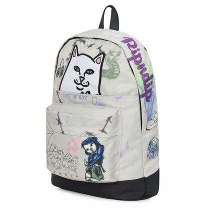 Goosebumps Velcro Backpack (Bone) - Ripndip