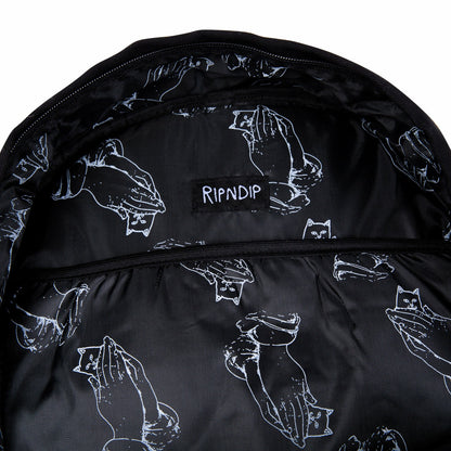 Lord Nermal Velcro Hands Backpack (Black) - Ripndip