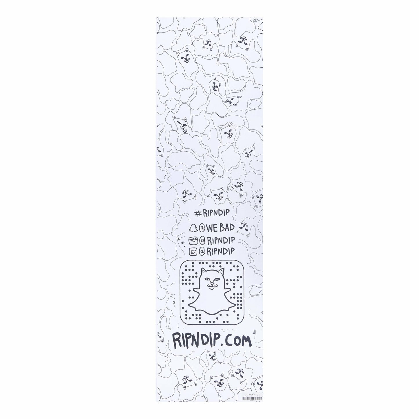 Days Of The Week Grip Tape (Black) - Ripndip