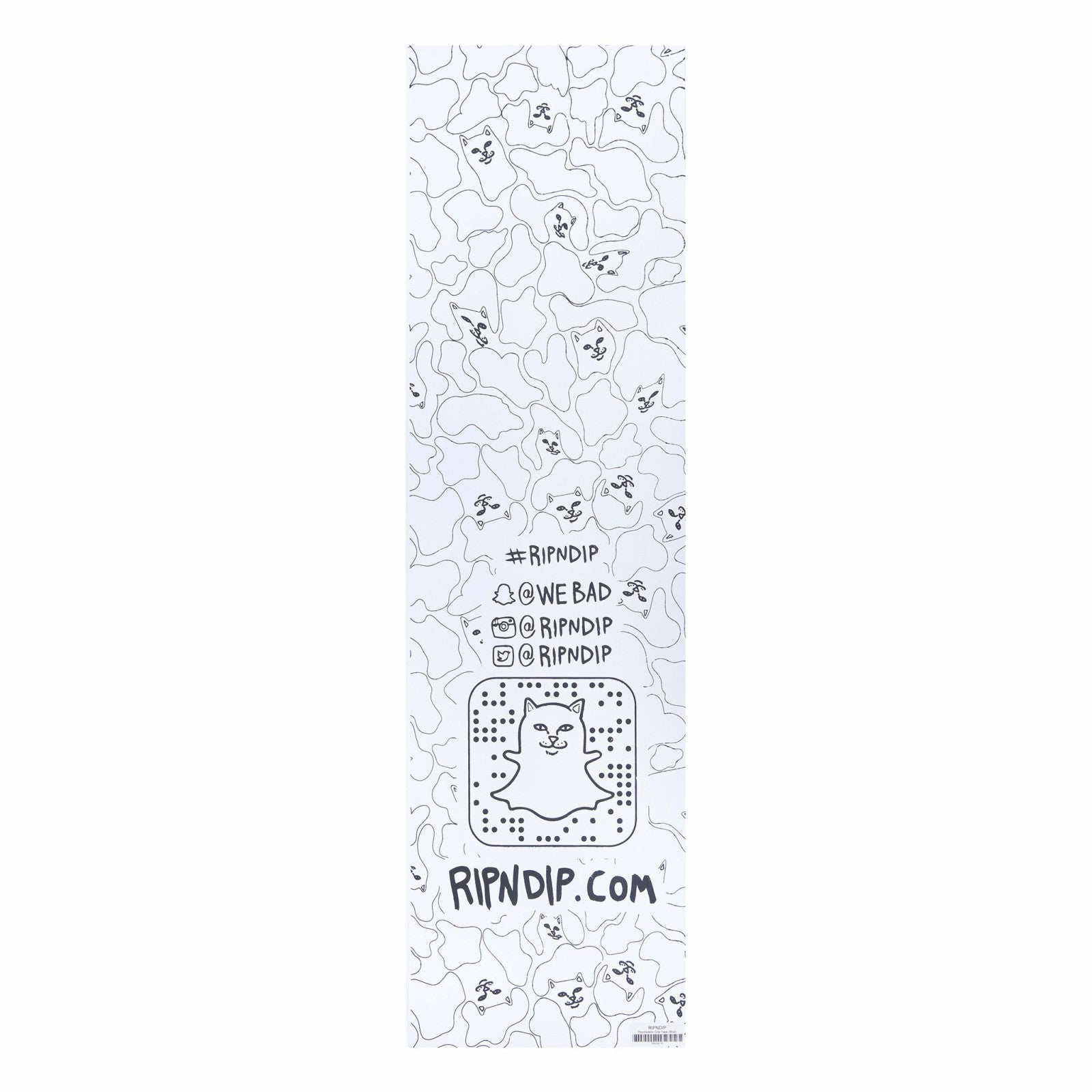 Days Of The Week Grip Tape (Black) - Ripndip