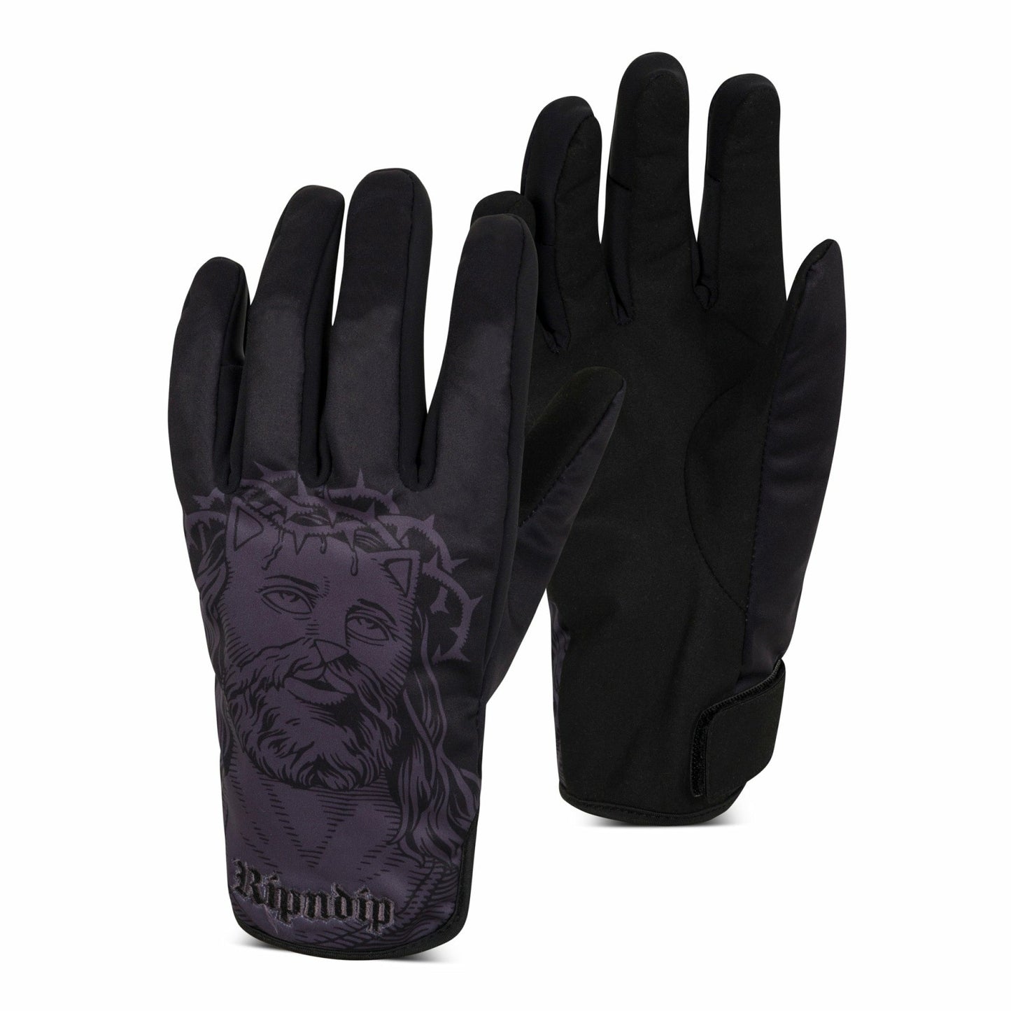 Lord Savior Snow Gloves (Black) - Ripndip