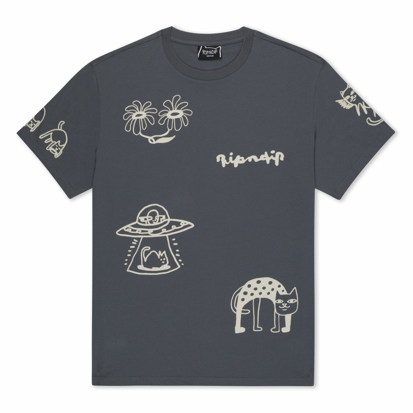 Blonded Tee (Charcoal) - Ripndip