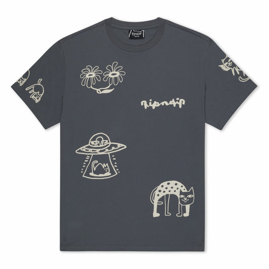 Blonded Tee (Charcoal) - Ripndip