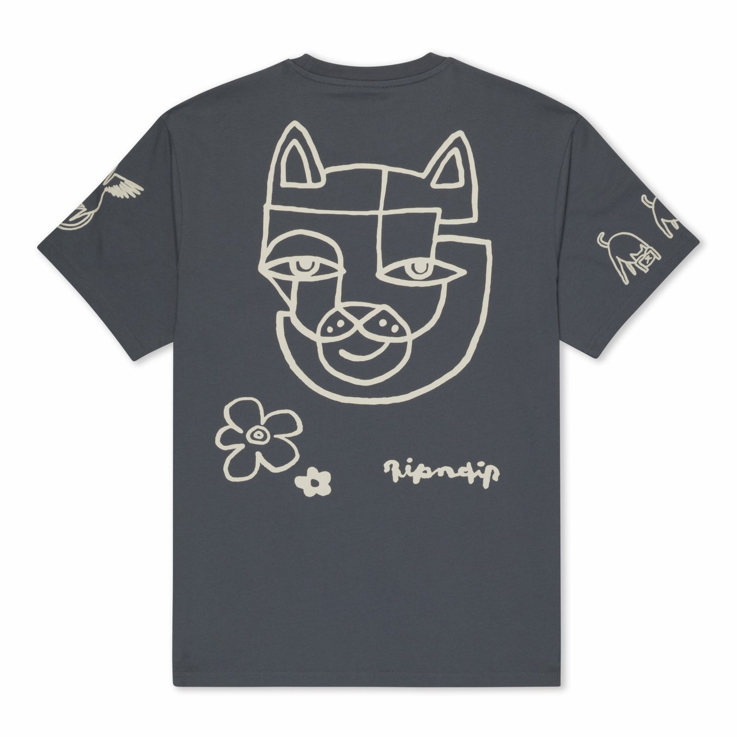 Blonded Tee (Charcoal) - Ripndip
