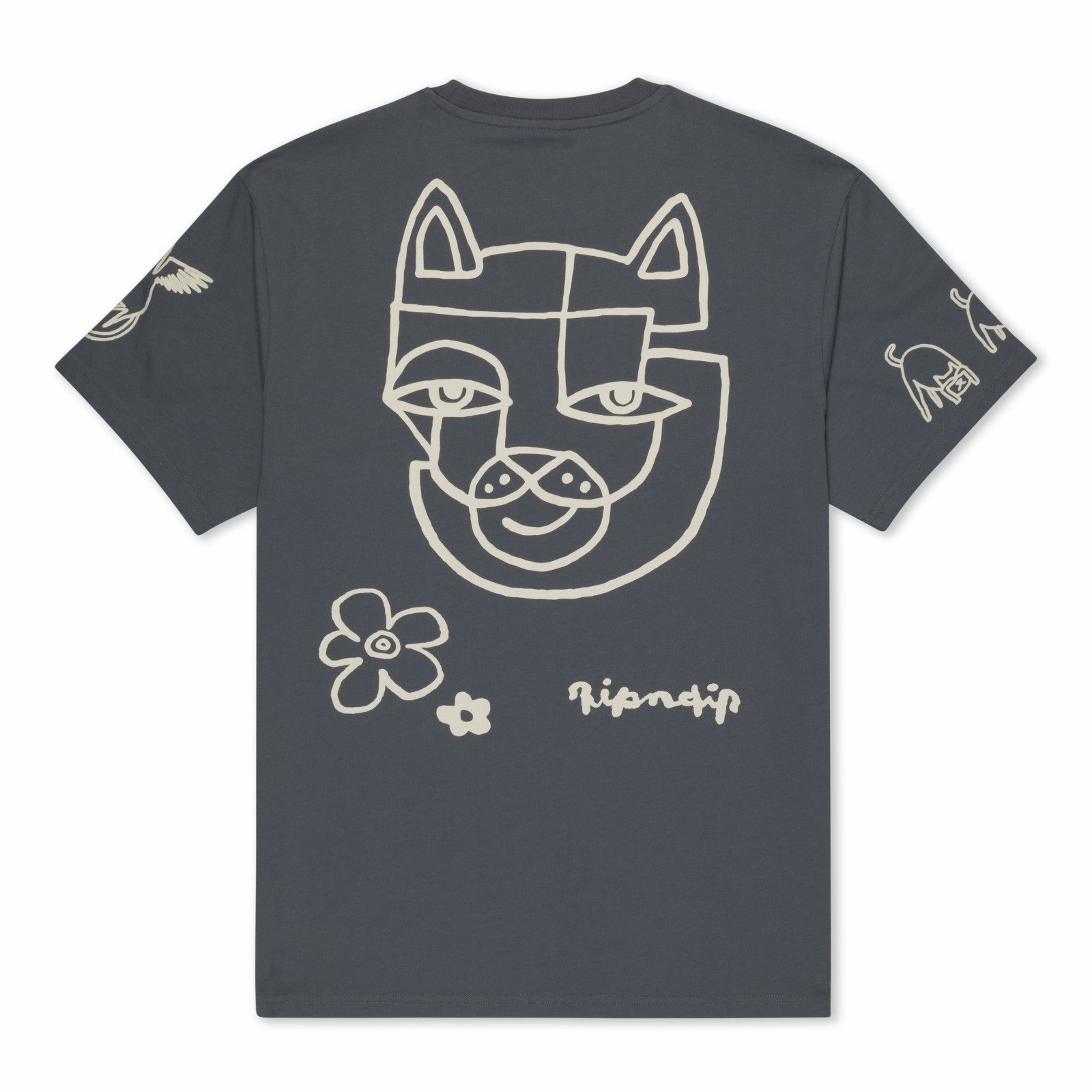 Blonded Tee (Charcoal) - Ripndip