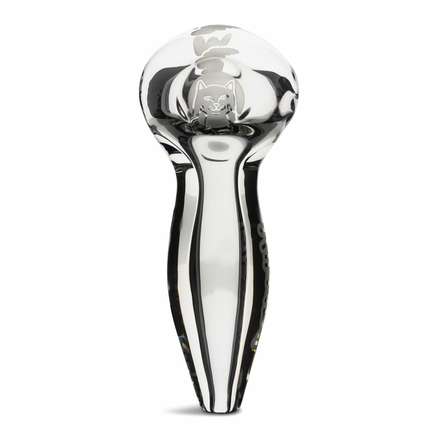 Whomp It x Ripndip Lord Nermal Spoon Pipe (Clear) - Ripndip