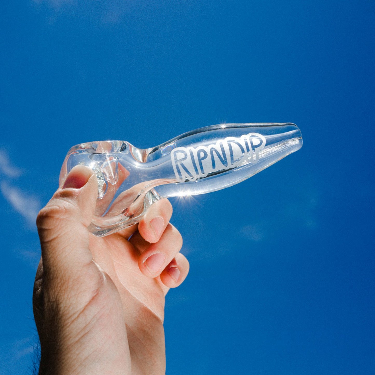 Whomp It x Ripndip Lord Nermal Spoon Pipe (Clear) - Ripndip