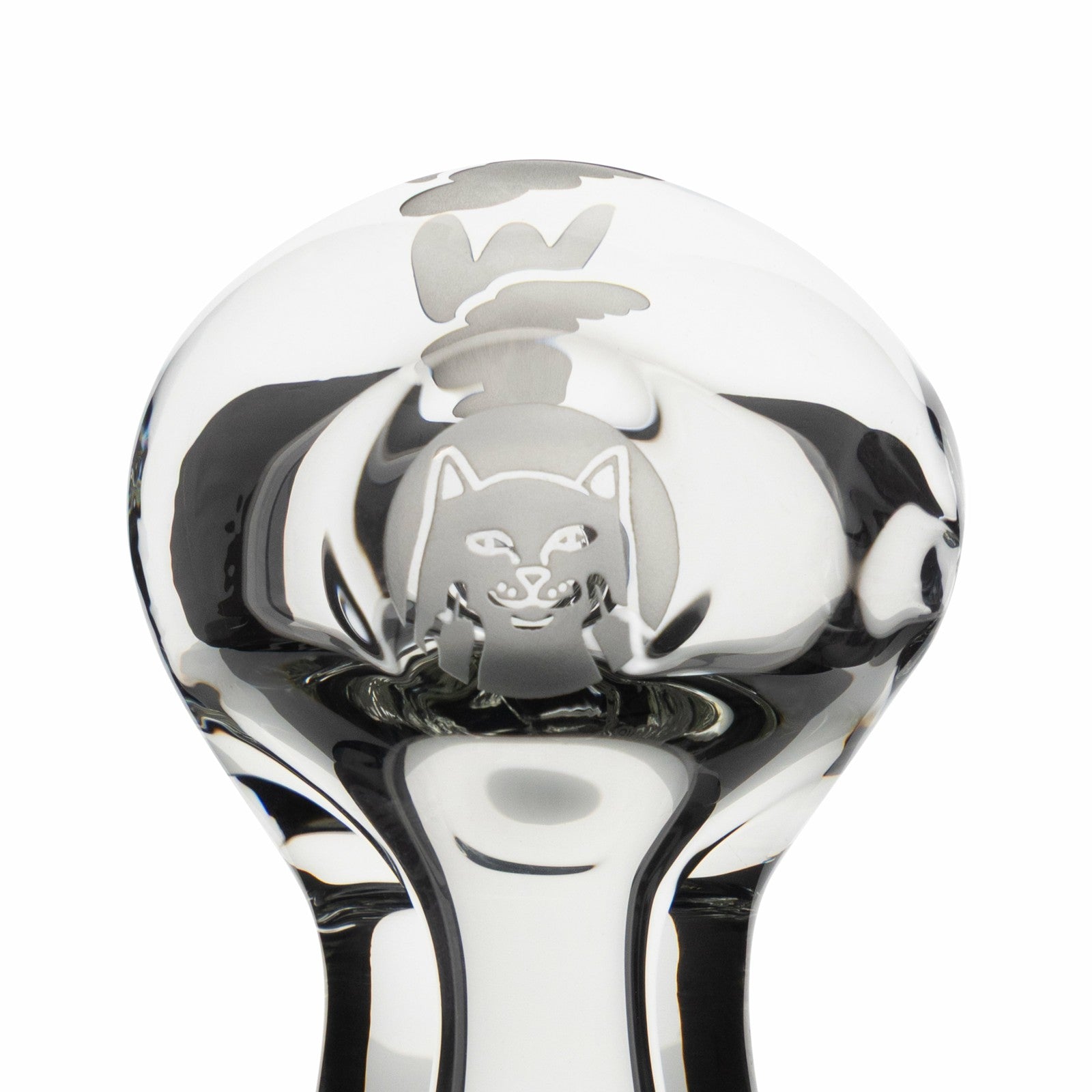 Whomp It x Ripndip Lord Nermal Spoon Pipe (Clear) - Ripndip