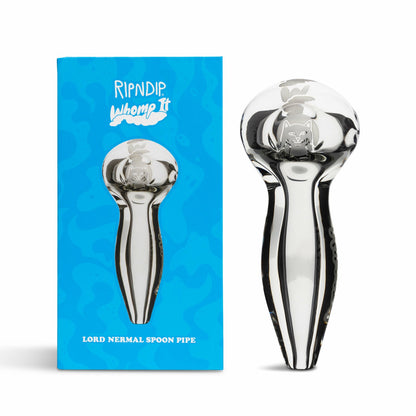 Whomp It x Ripndip Lord Nermal Spoon Pipe (Clear) - Ripndip