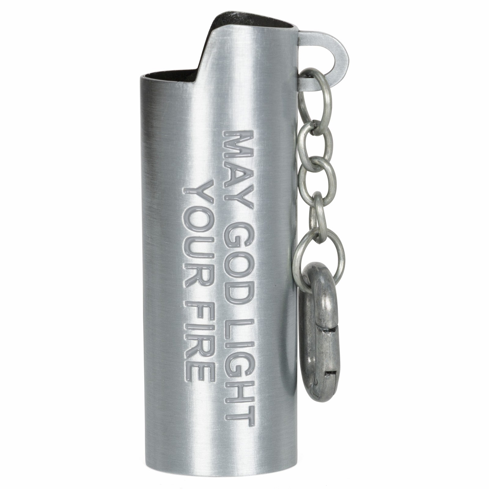 Nerm Cross Lighter Keychain (Silver) - Ripndip