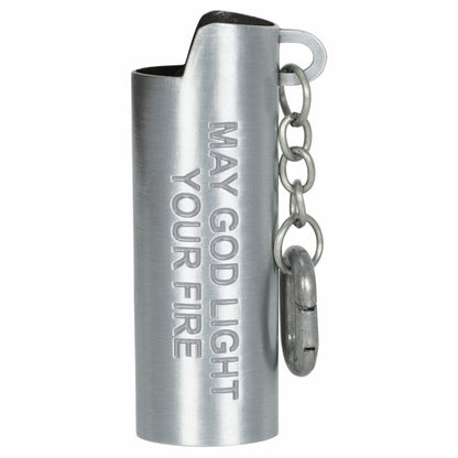 Nerm Cross Lighter Keychain (Silver) - Ripndip