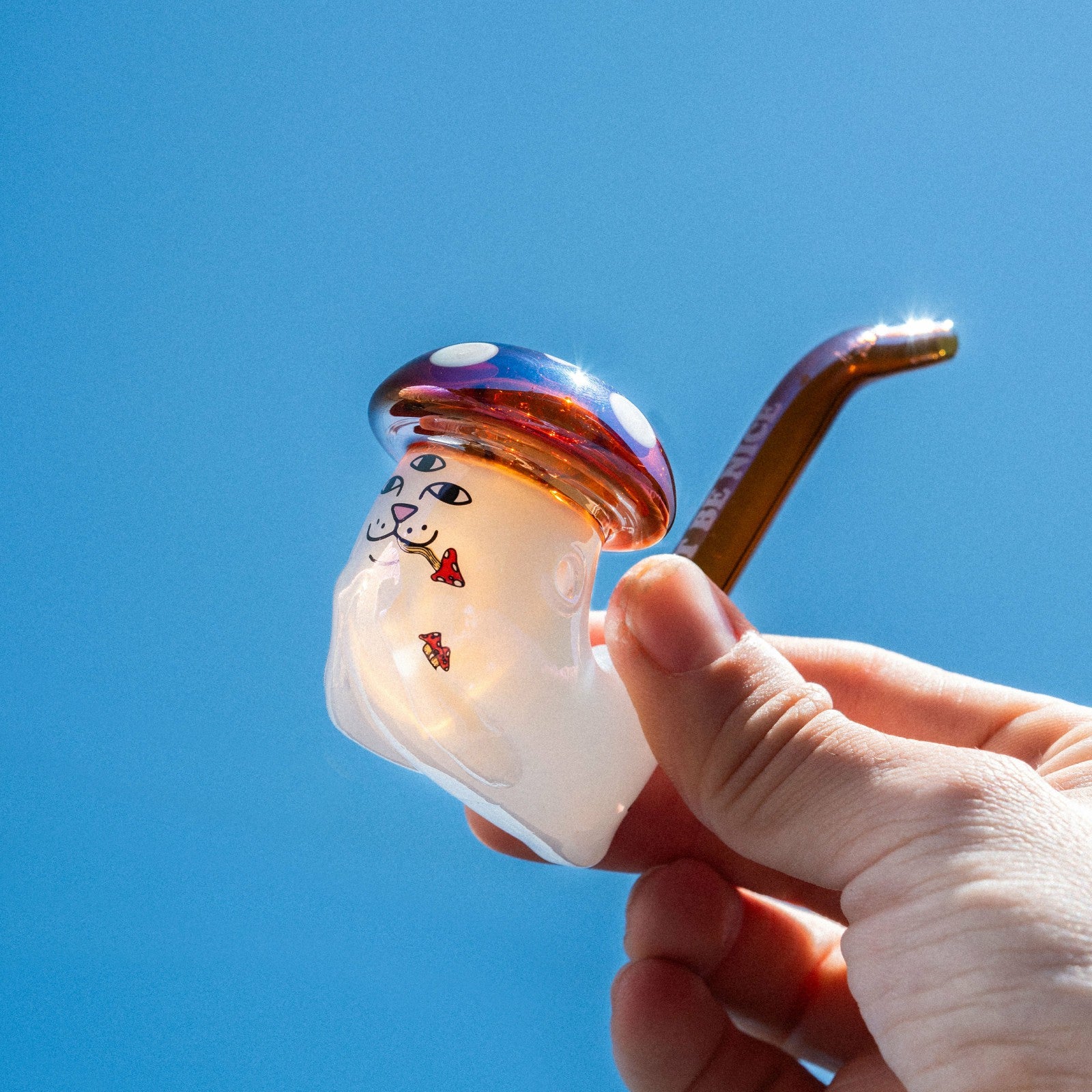 Hemper Enlightened Nermal Sherlock Pipe (White) - Ripndip