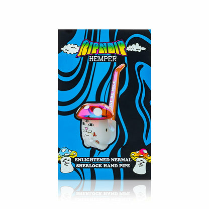 Hemper Enlightened Nermal Sherlock Pipe (White) - Ripndip
