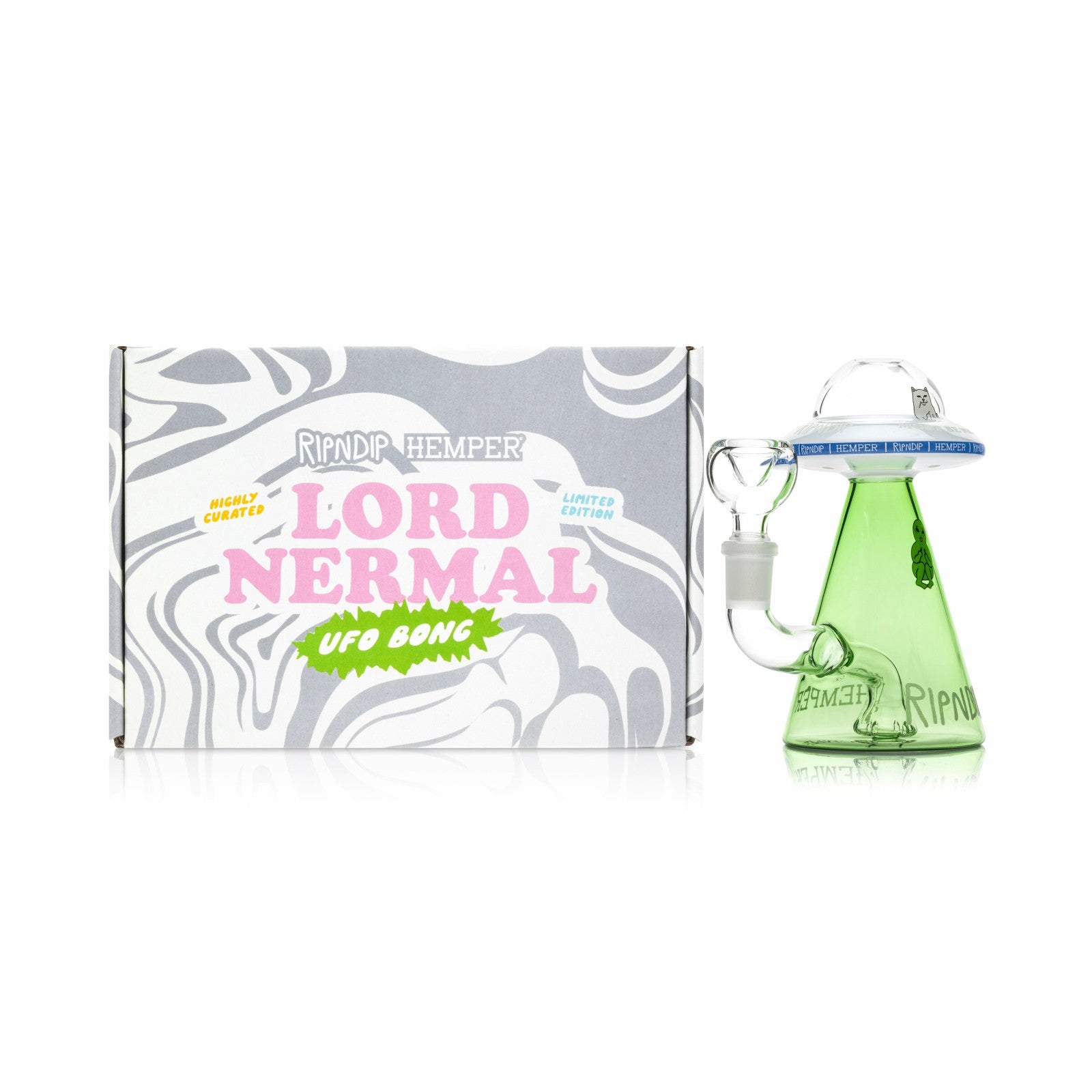 Nermal UFO Beaker Mini (White) - Ripndip