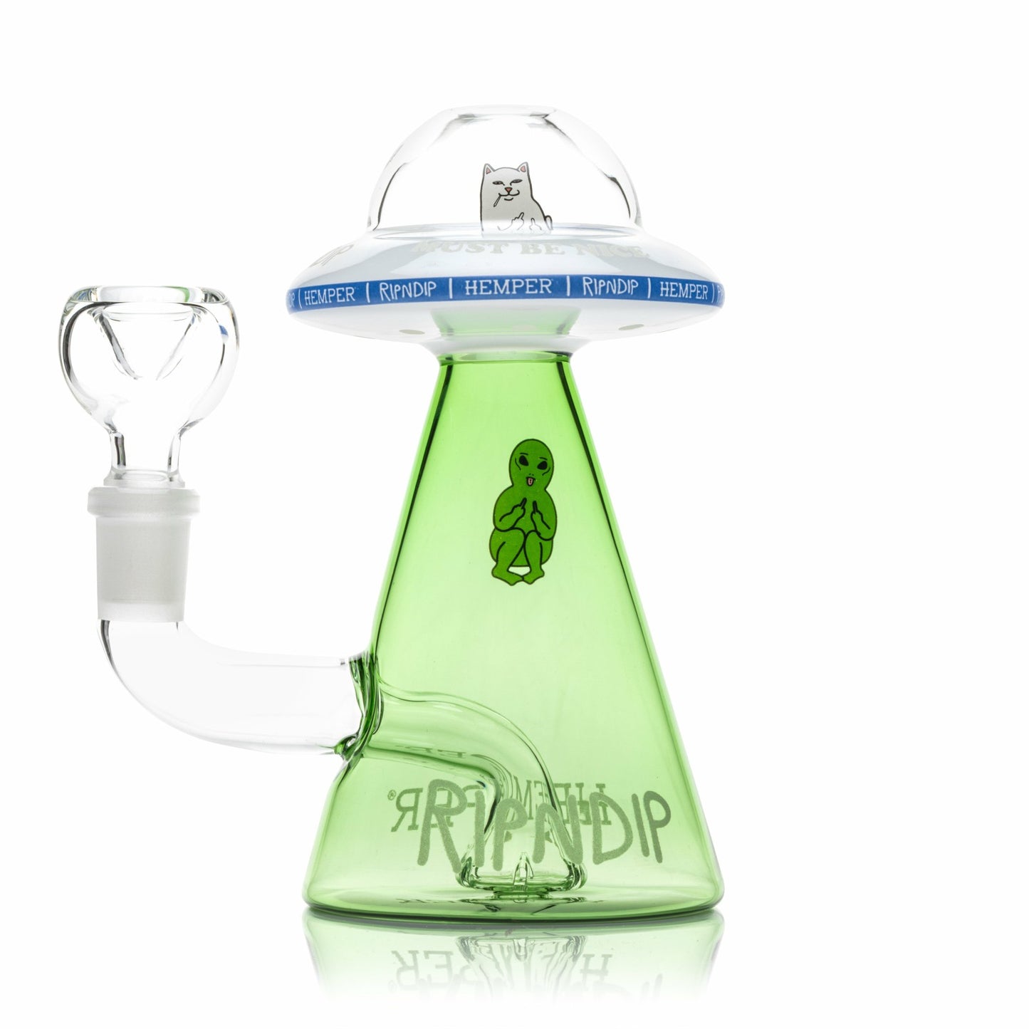 Nermal UFO Beaker Mini (White) - Ripndip