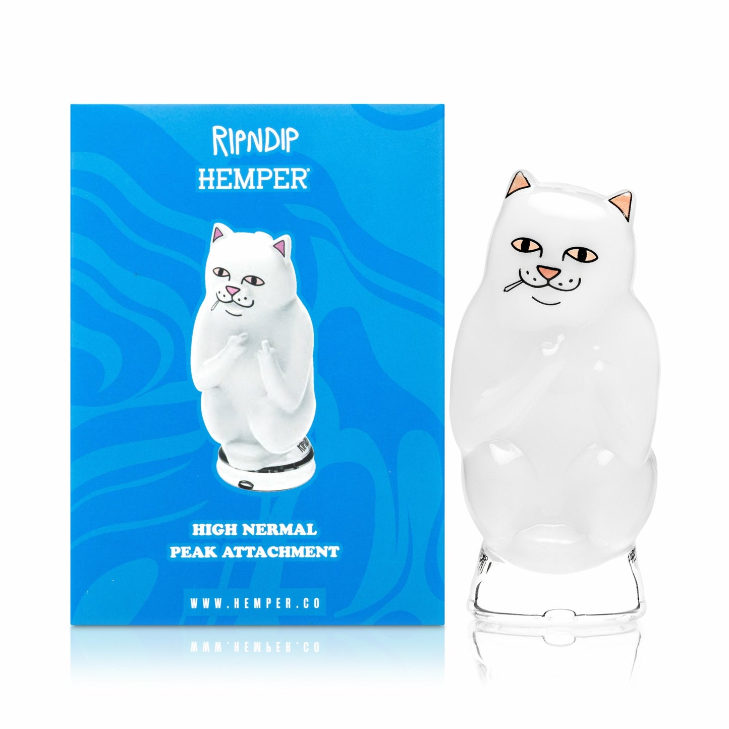 Hemper High Nermal Puffco Peak Top (White) - Ripndip