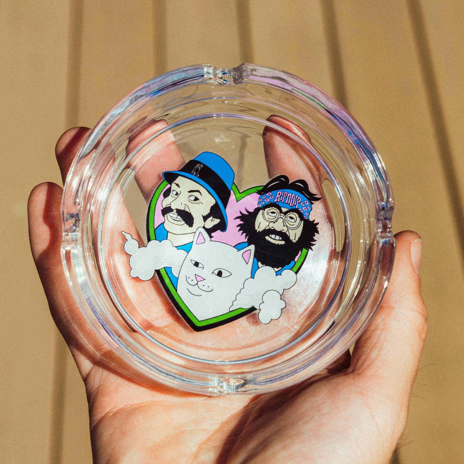I <3 Pot Ashtray (Clear) - Ripndip