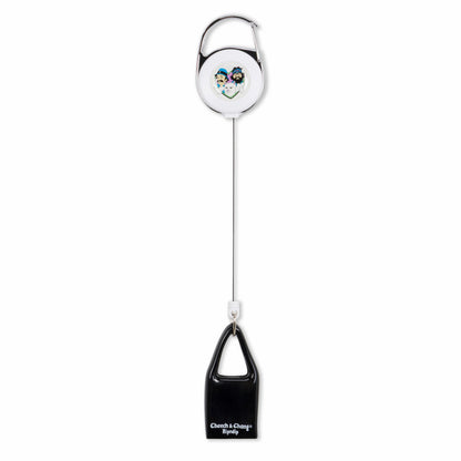 I Heart Pot Retractable Keychain (Black) - Ripndip