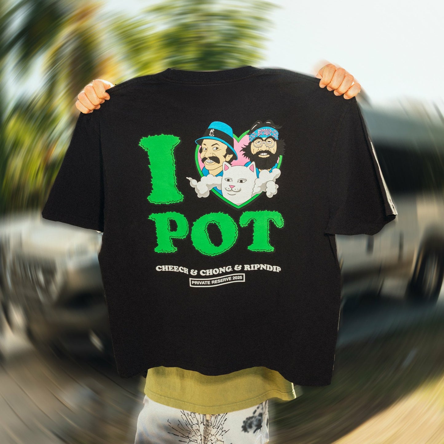 I <3 Pot Tee (Black) - Ripndip
