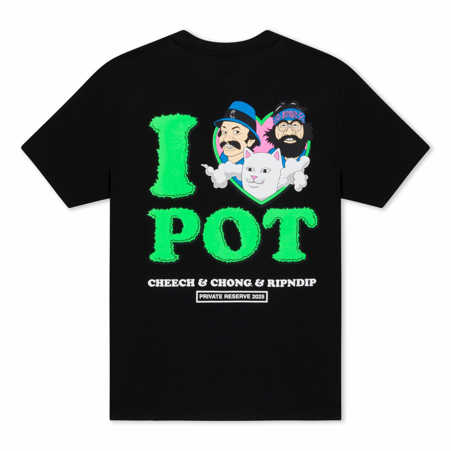 I <3 Pot Tee (Black) - Ripndip