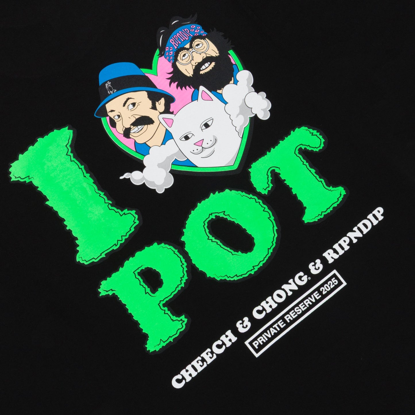 I <3 Pot Tee (Black) - Ripndip