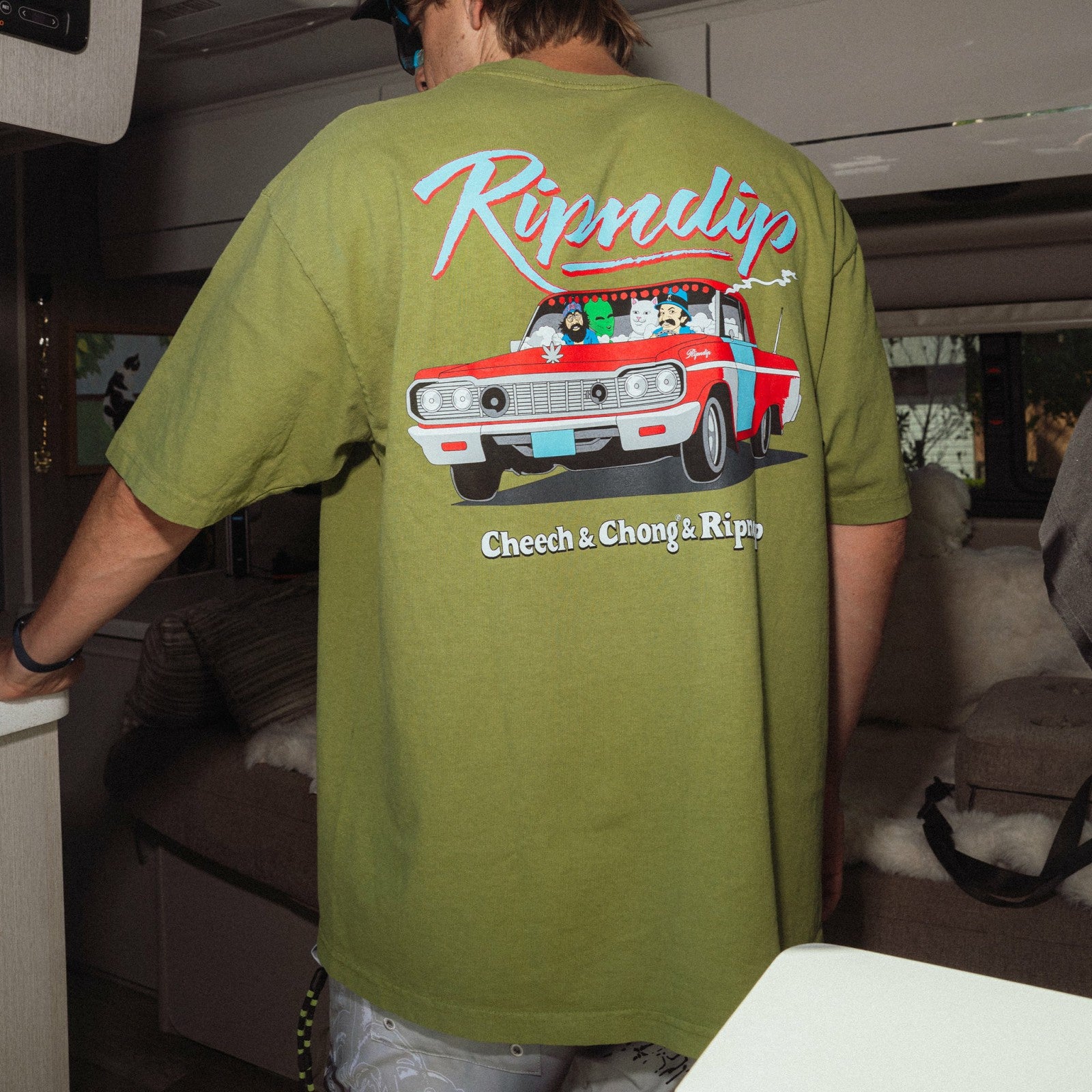 Riders Tee (Light Forest) - Ripndip