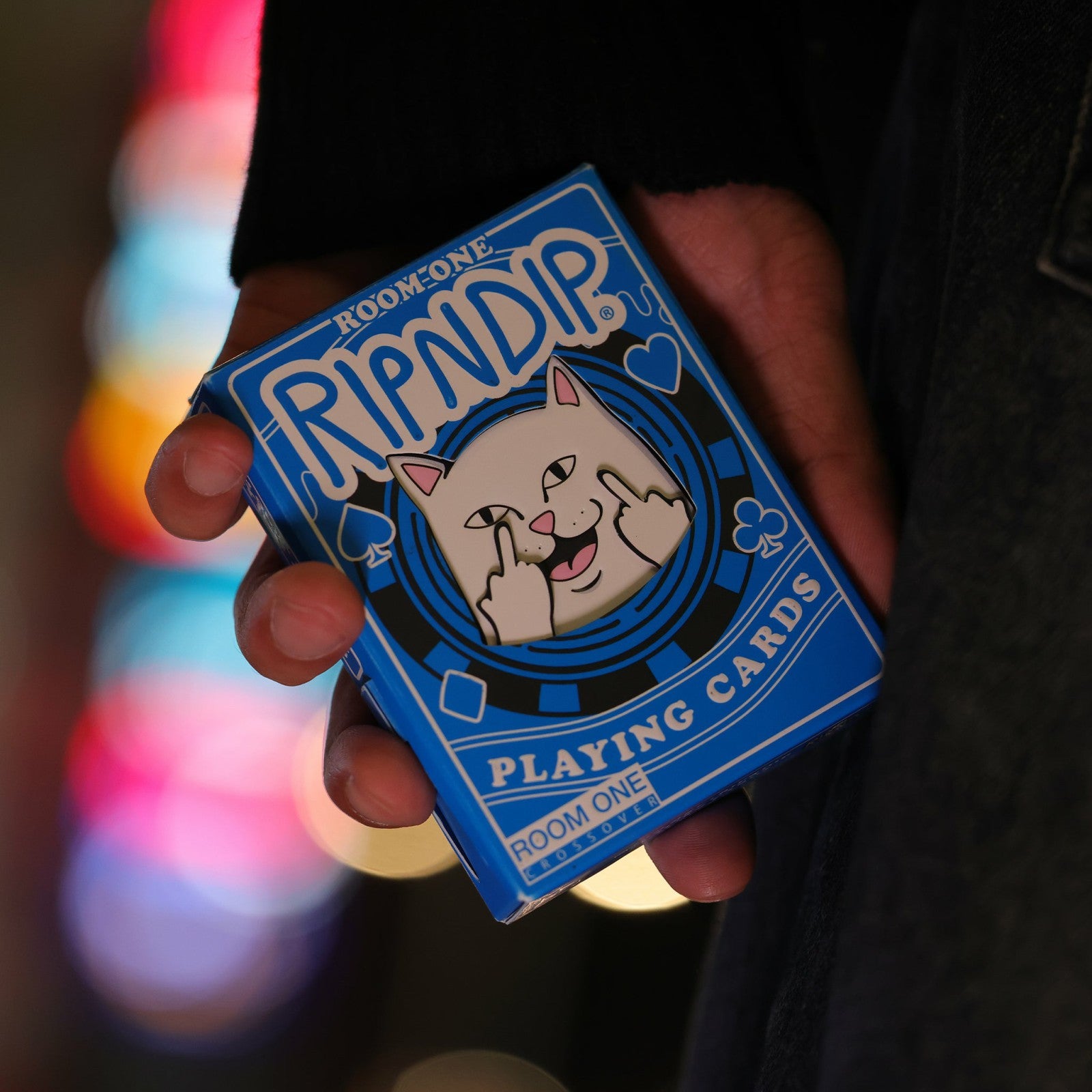 Room One x RIPNDIP Playing Cards (Blue Lord Nermal) - Ripndip