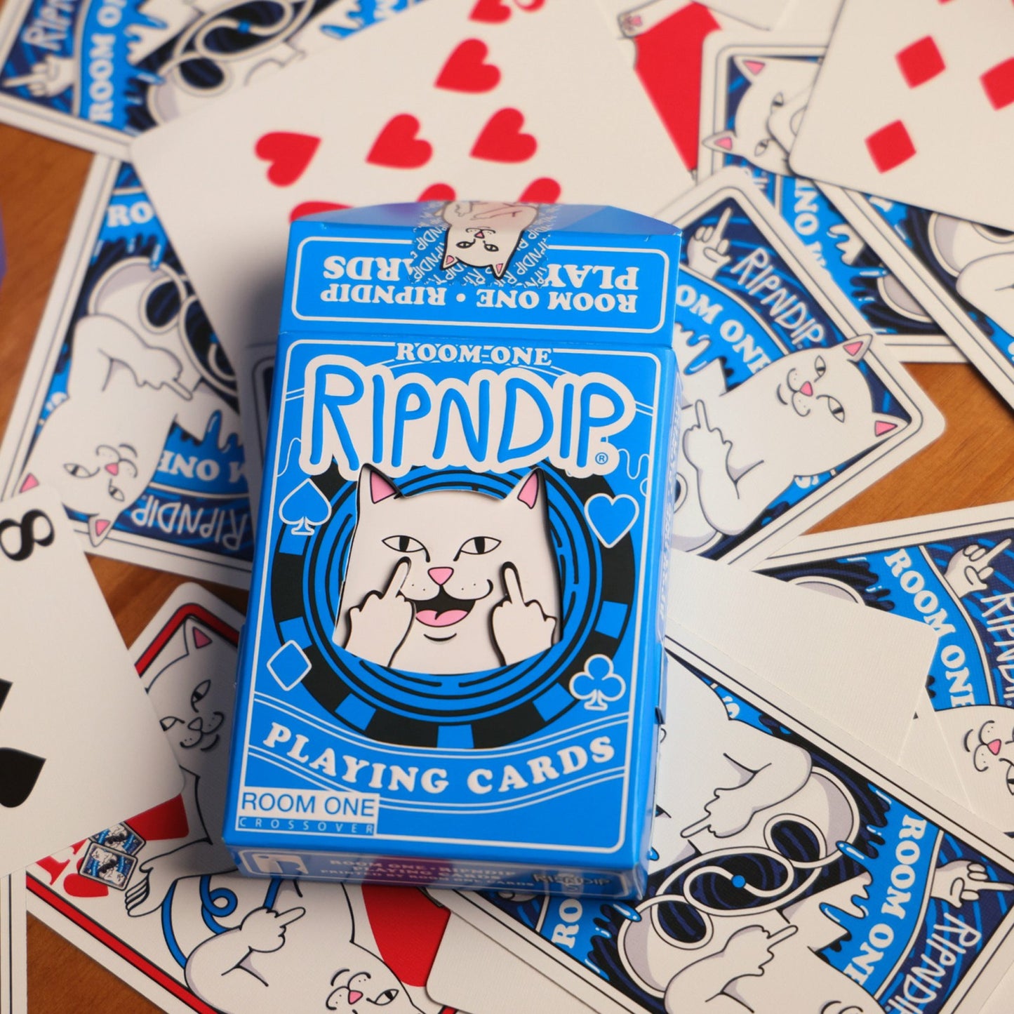 Room One x RIPNDIP Playing Cards (Blue Lord Nermal) - Ripndip