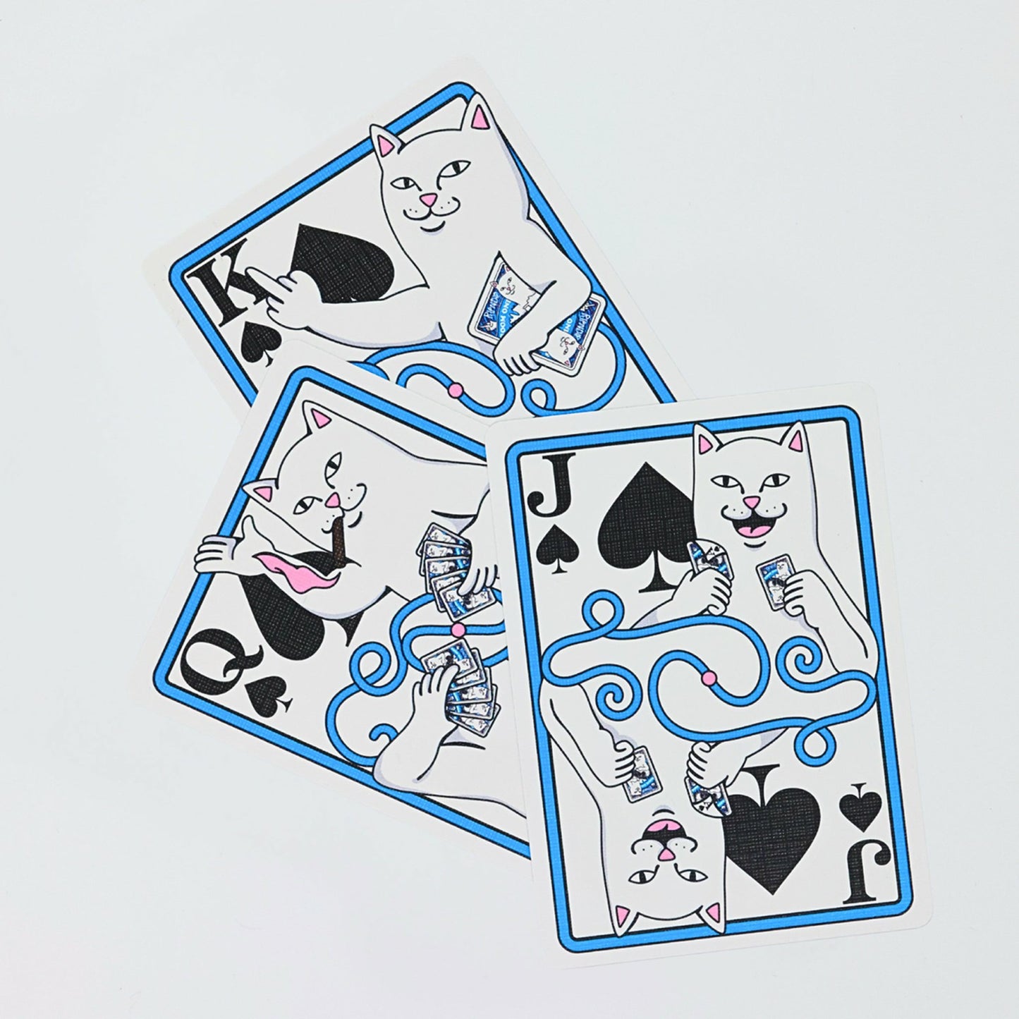 Room One x RIPNDIP Playing Cards (Blue Lord Nermal) - Ripndip