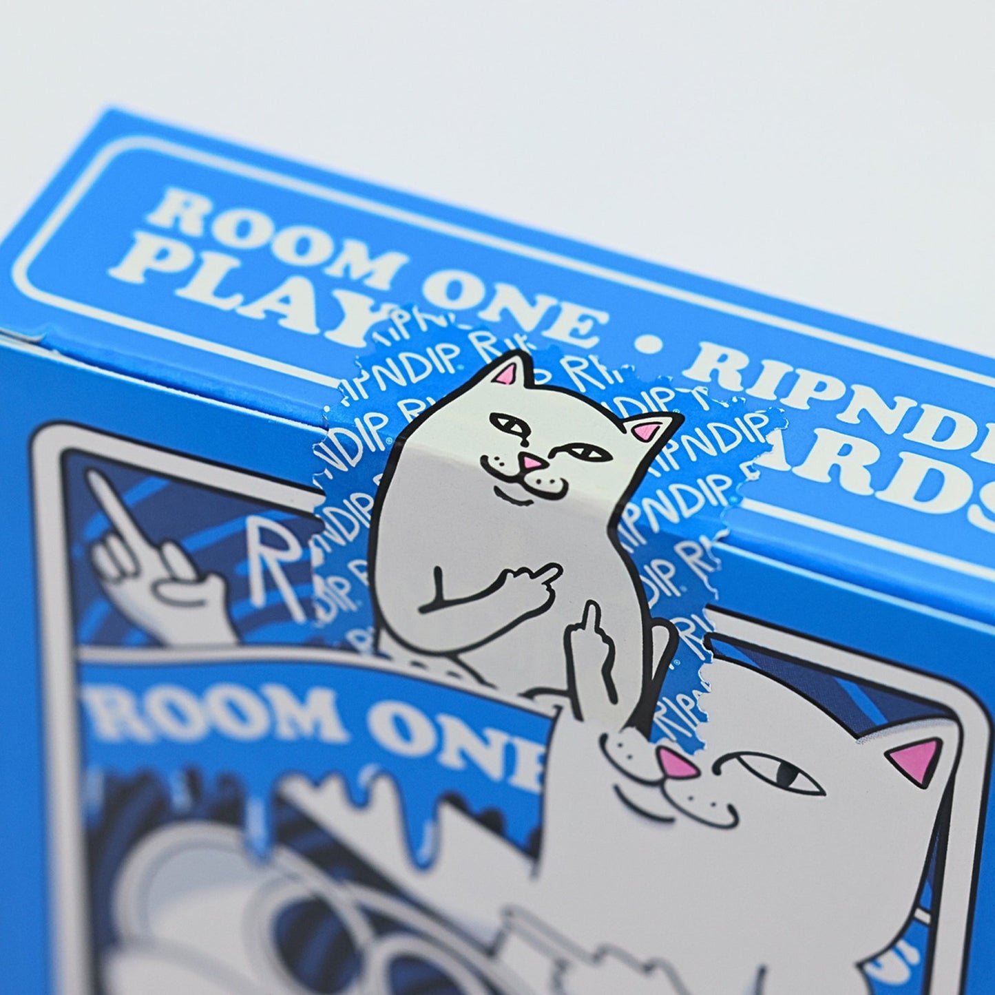 Room One x RIPNDIP Playing Cards (Blue Lord Nermal) - Ripndip