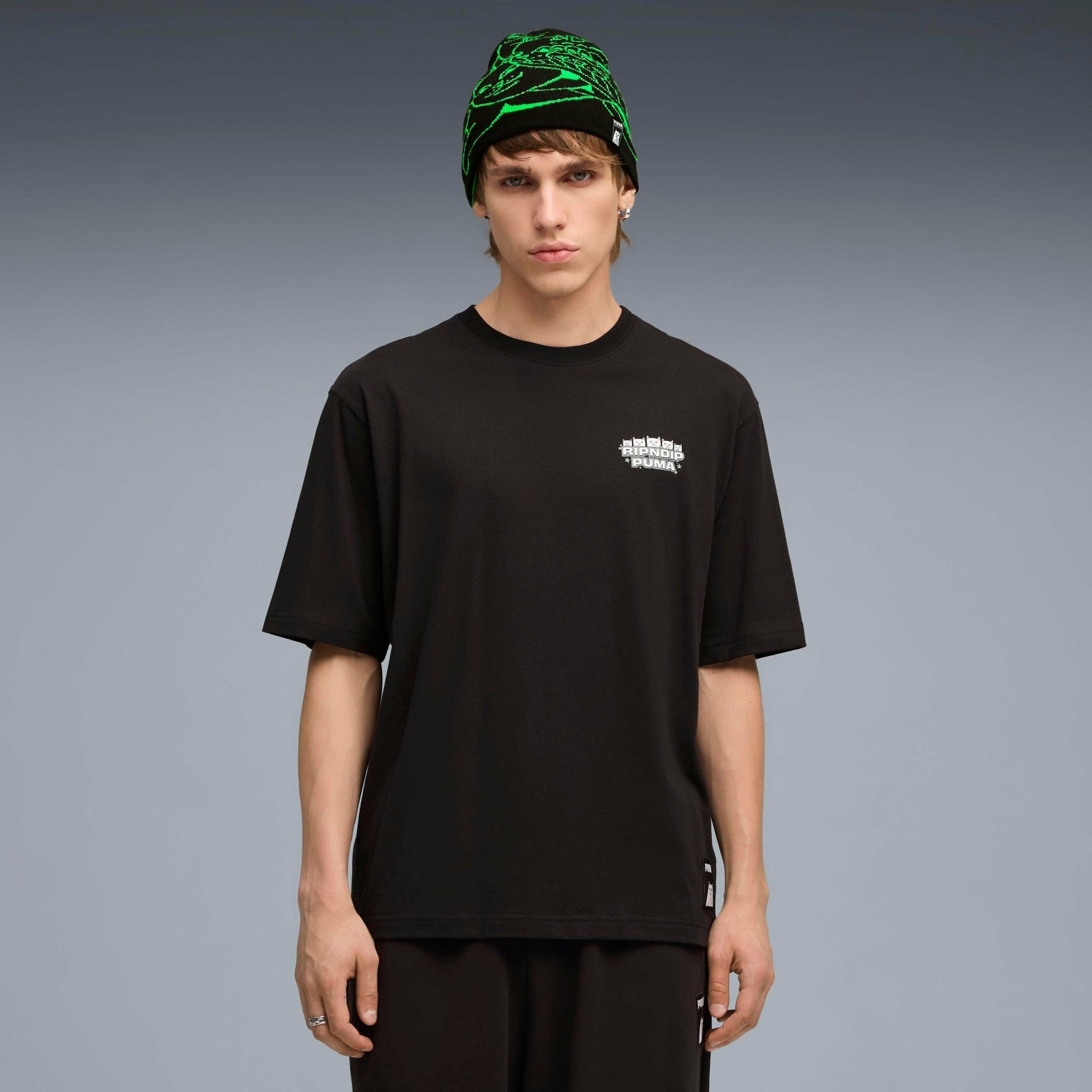PUMA X RIPNDIP Boxy Graphic Tee (Puma Black) - Ripndip