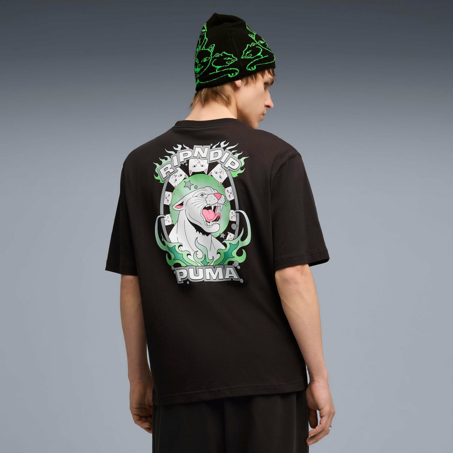 PUMA X RIPNDIP Boxy Graphic Tee (Puma Black) - Ripndip