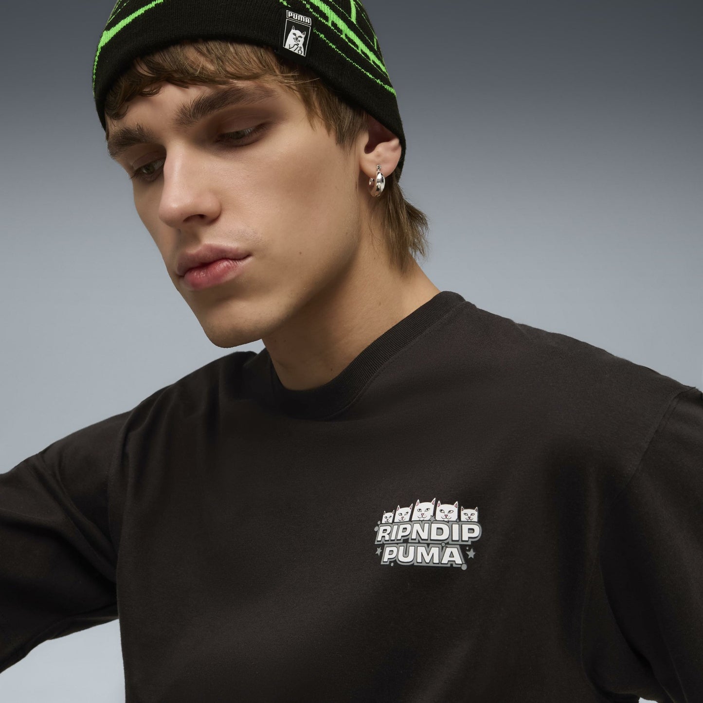 PUMA X RIPNDIP Boxy Graphic Tee (Puma Black) - Ripndip