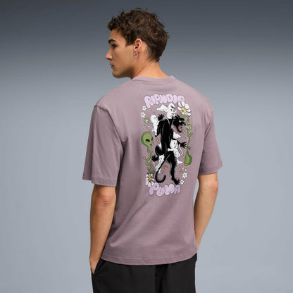 PUMA X RIPNDIP Boxy Graphic Tee (Plum Jam) - Ripndip