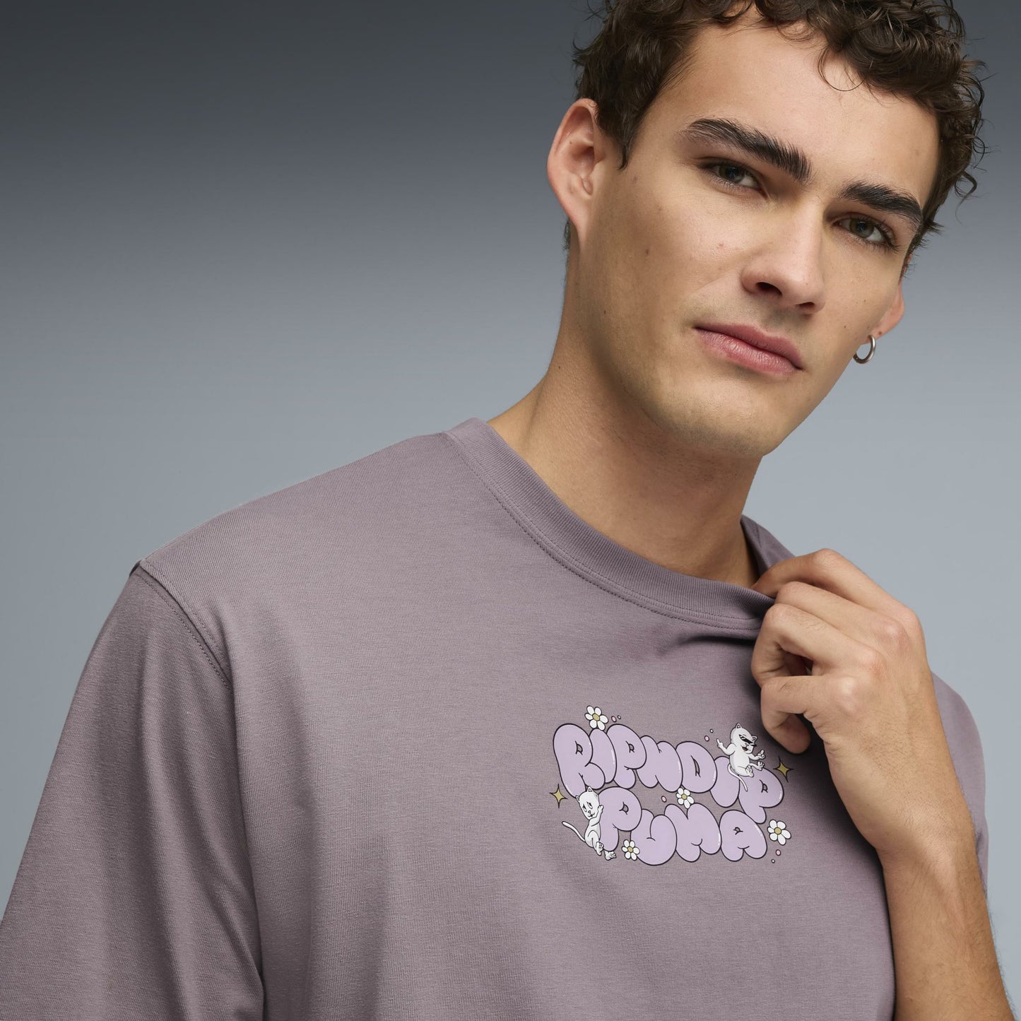 PUMA X RIPNDIP Boxy Graphic Tee (Plum Jam) - Ripndip