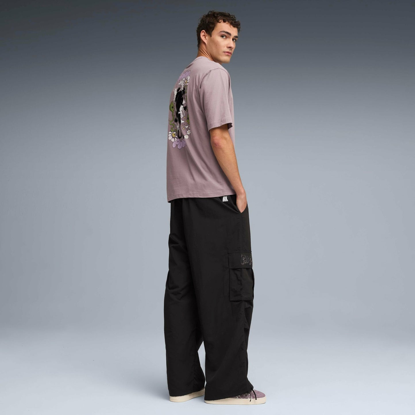 PUMA X RIPNDIP Boxy Graphic Tee (Plum Jam) - Ripndip