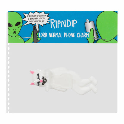 Lord Nermal Phone Charm (White) - Ripndip