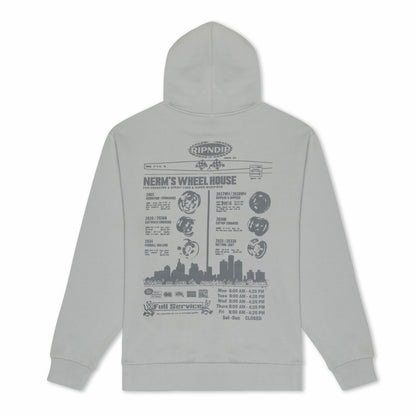 Nerm On Wheels Hoodie (Grey) - Ripndip