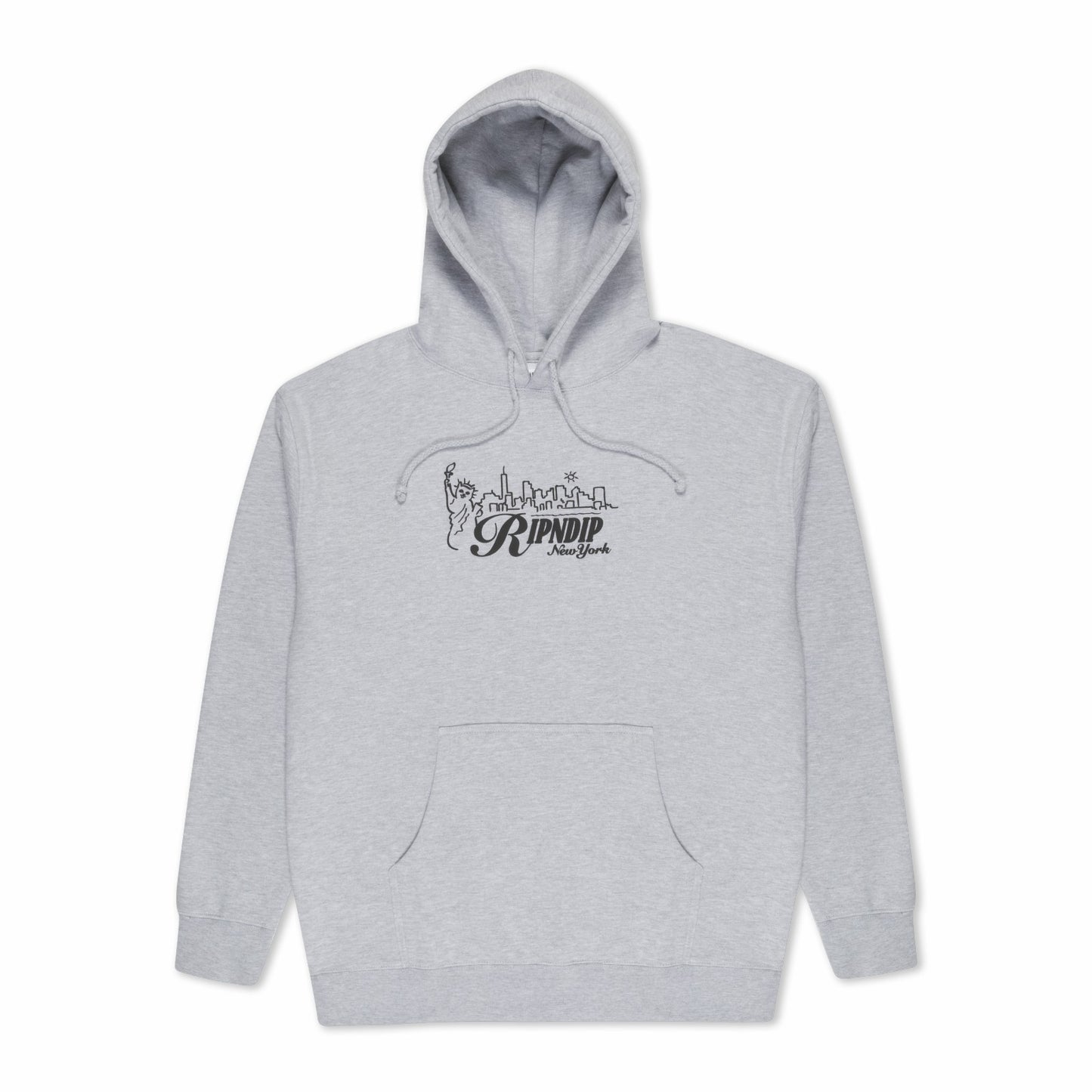 NYC Skyline Hoodie (Ash Heather) - Ripndip
