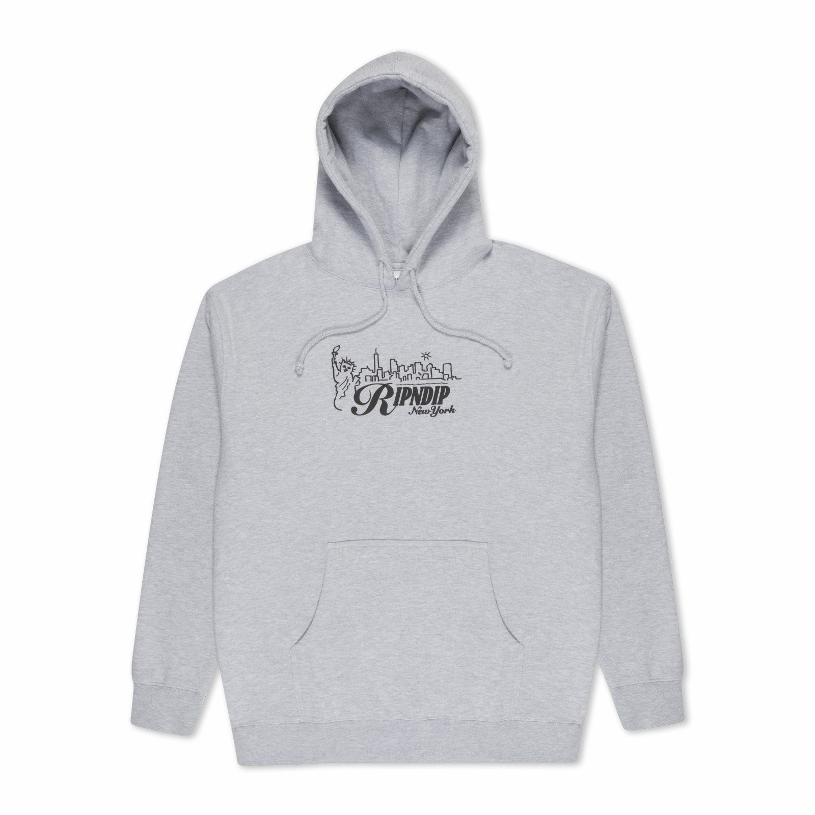NYC Skyline Hoodie (Ash Heather) - Ripndip