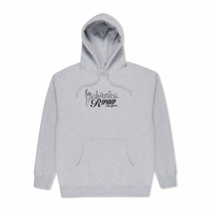 NYC Skyline Hoodie (Ash Heather) - Ripndip