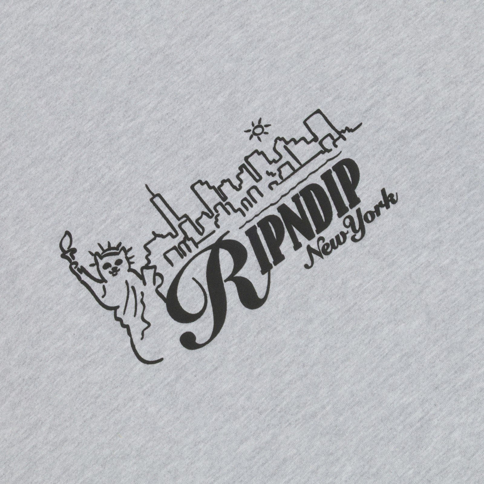 NYC Skyline Hoodie (Ash Heather) - Ripndip