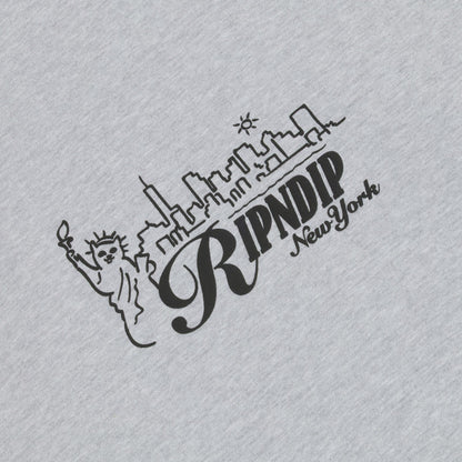 NYC Skyline Hoodie (Ash Heather) - Ripndip